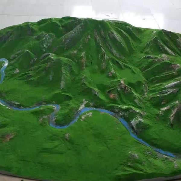 怎样按实际安宁地形雕刻制作